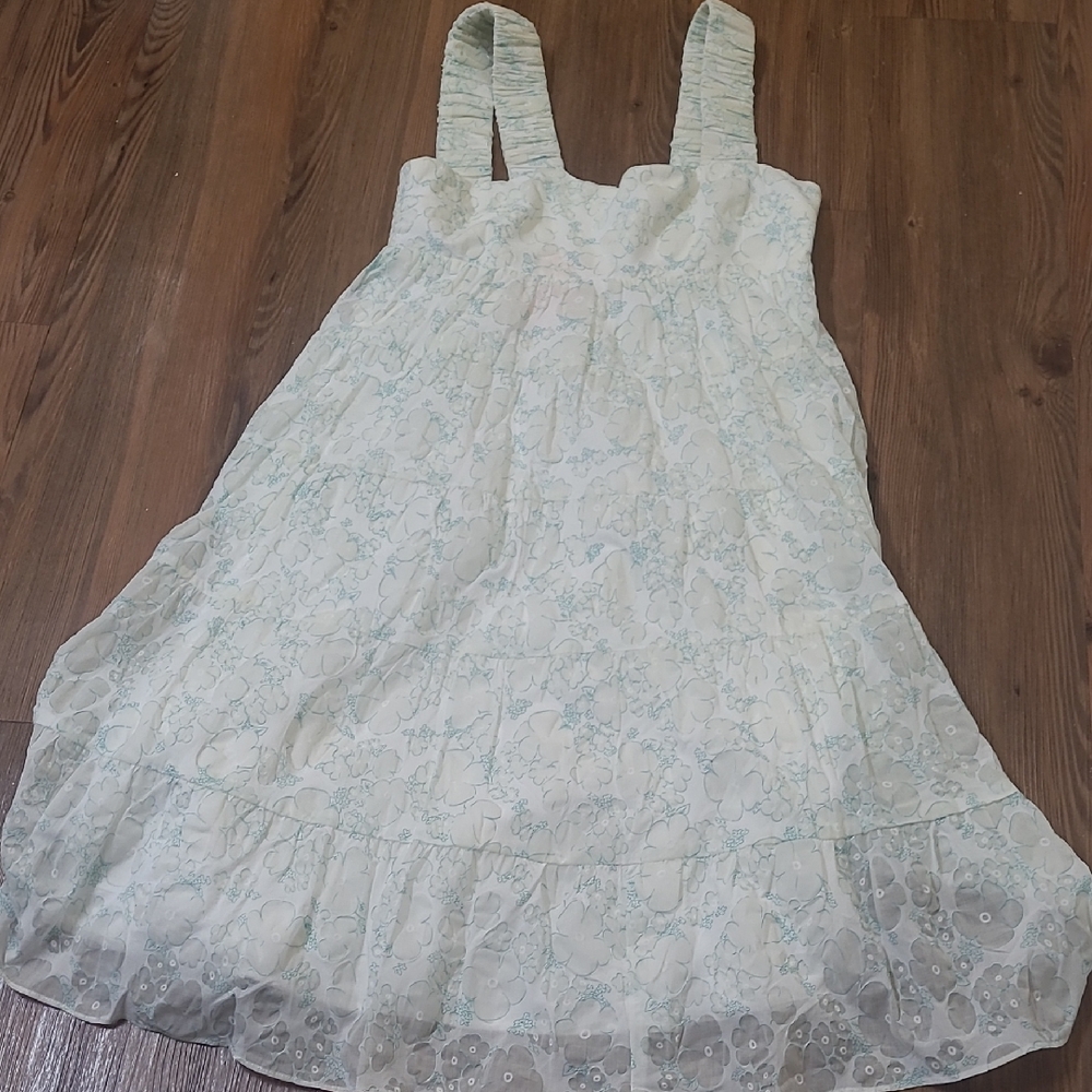 Amanda Uprichard White and Blue Dress‎ perfect for spring new for women zise m